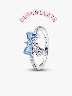 Pandora Bridgerton Blue Bow Ring